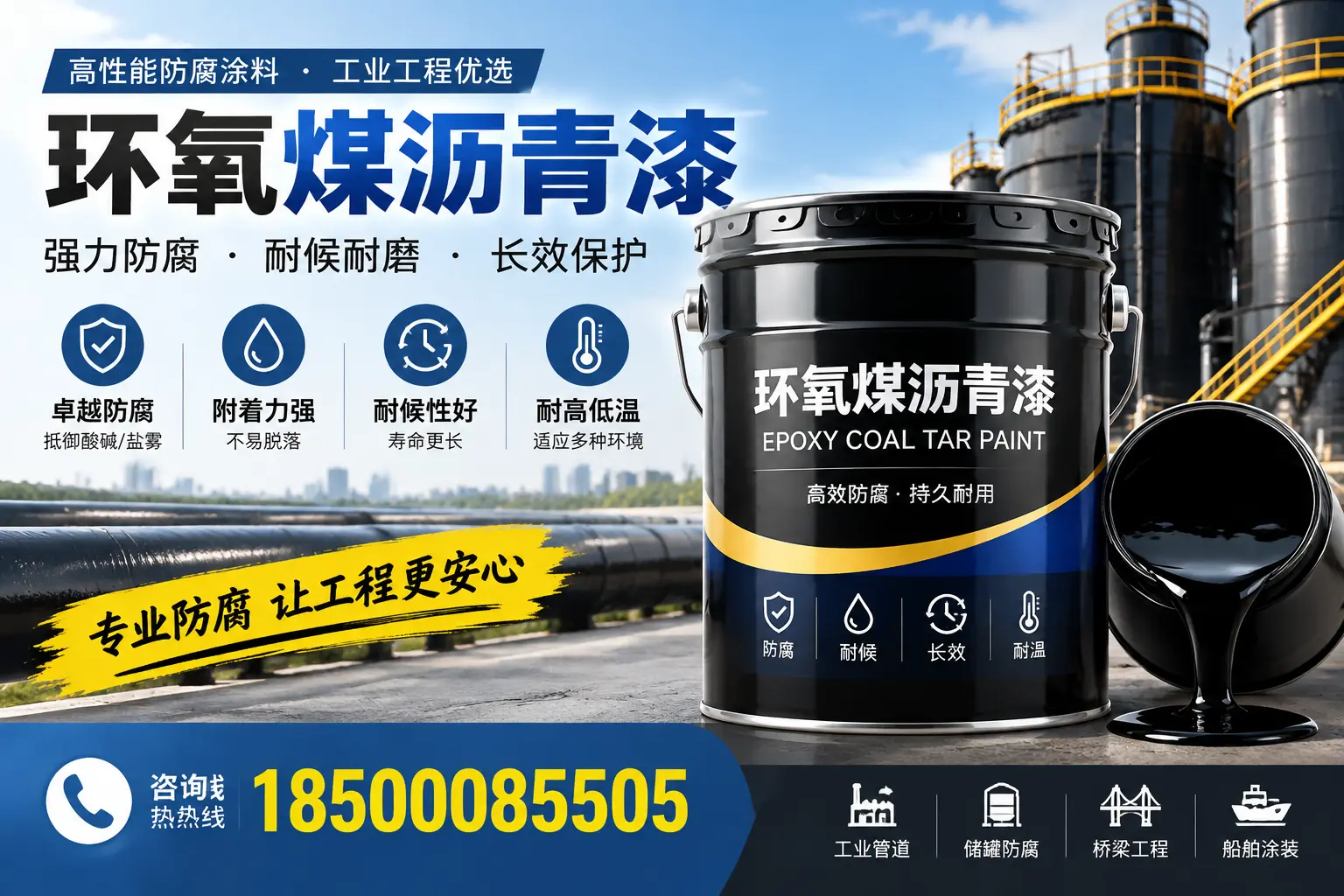 环氧煤沥青漆的施工方法与注意事项，确保在宿迁顺利完成